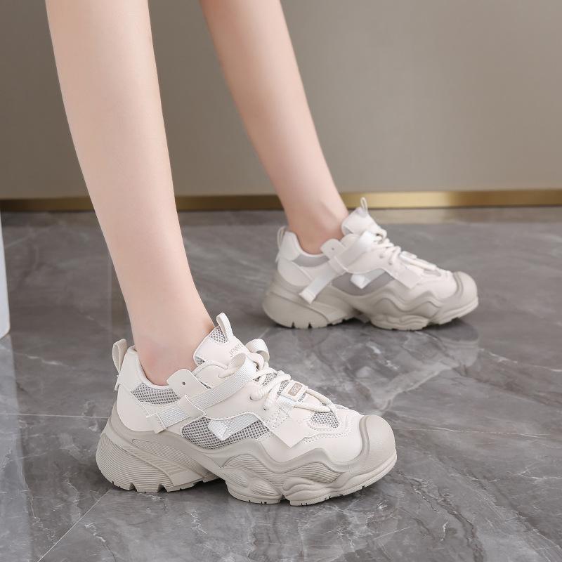 2025 autumn new Korean version breathable dad shoes women ins student casual shoes platform running shoes women CGA681