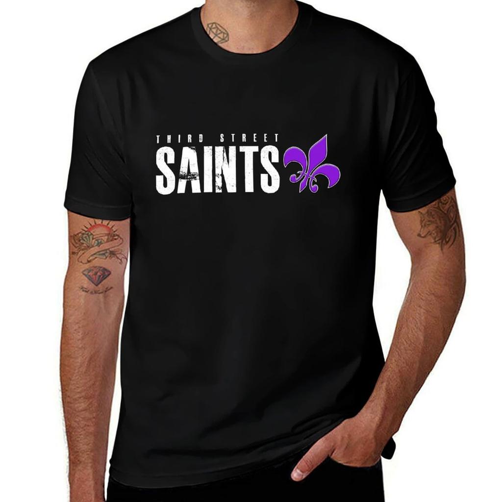 Third Street Saints T-Shirt man t shirt heavy cotton man t shirt summer t shirt man cotton T-Shirt