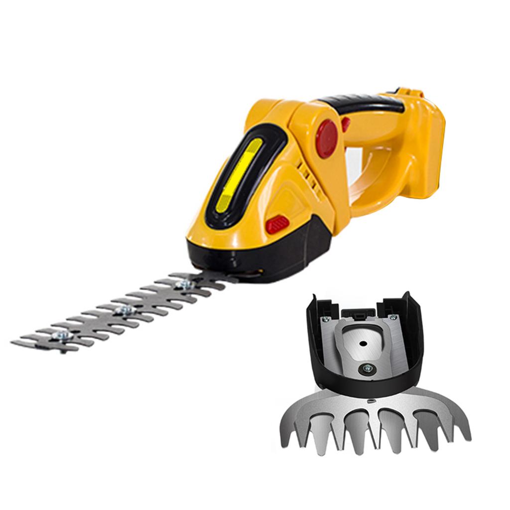 Akku-Heckenschere, Grasschere, elektrischer Akku-Rasentrimmer, Heckenscheren-Schneider für Garten, Strauch, Rasentrimmen