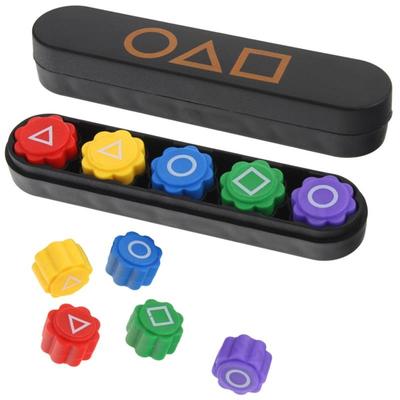 Gonggi Dice Arcade Game Squid Game Dice Rectangular Box