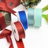 10mm X 10Yards Glitter Ribbon For DIY Handmade Hair Bow Clip Accessories Gift Bouquet Wrapping Supplies Home Party Decorations
