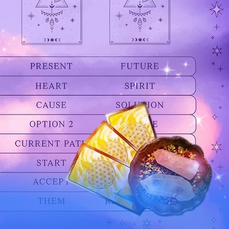 Divinations Cards Table Cloth Tapestry Reading Card Tarots Tablecloth Astrologys Witchcrafts Deck Cloth Wall Decoration