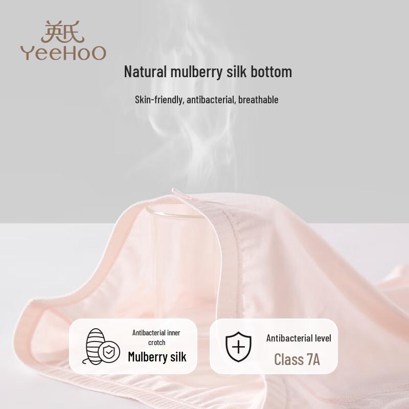 YEEHOO Girls' Antibacterial Modal Safety Shorts with Silk Crotch
