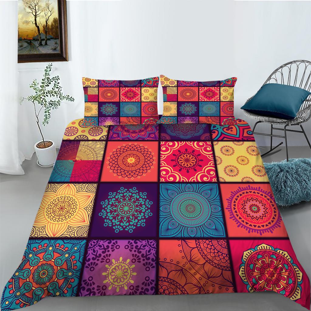 3D Digital Printed Bedding Set, Bedroom Duvet Cover, Family Bedding Set, King Size Bed/double Bed, Home Decoration