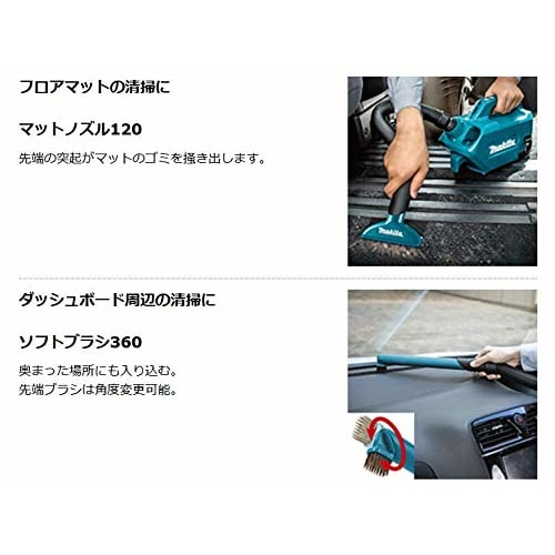 Makita Akumulatorowa Oczyszczarka 18V3Ah z Akumulatorem, Ładowarką, Miękką Torbą CL184DRF