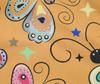 oneOone Cotton Flex Dark Yellow Fabric Butterflies Sewing Fabric By The Yard Printed Diy Clothing Sewing Supplies 40 Inch