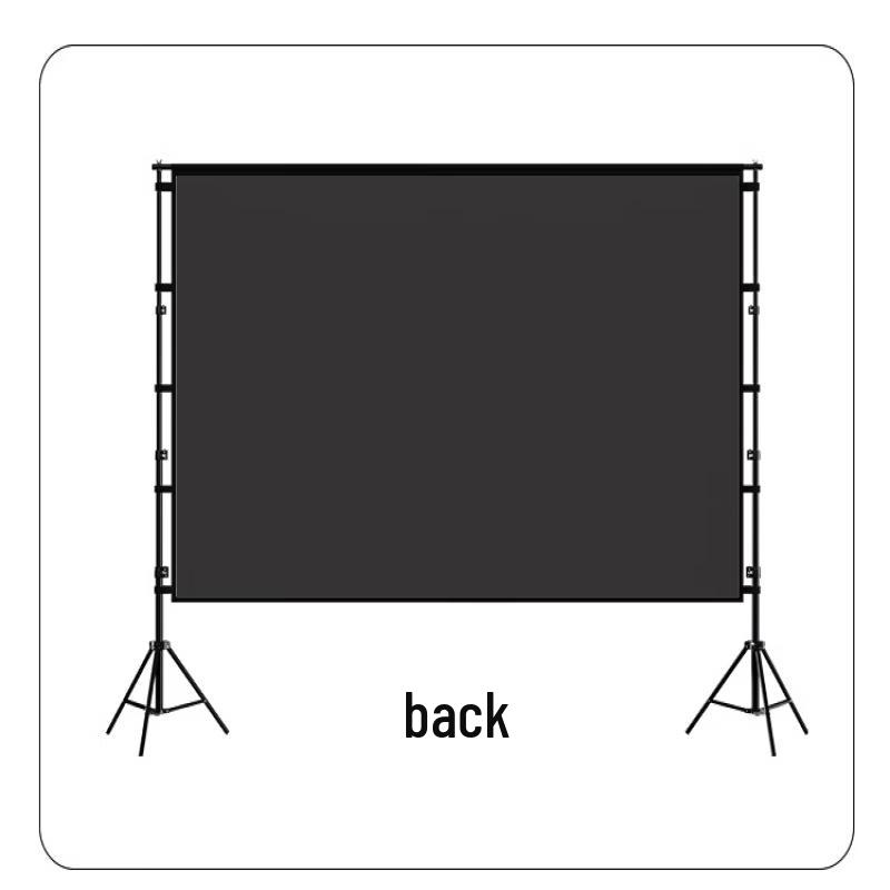 Double-Sided Opaque Black Background Projection Screen