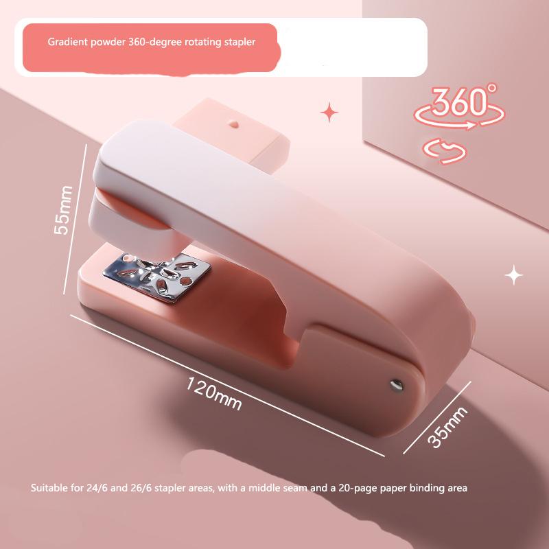 The Stapler Is A 360-degree Rotatable Office Stapler with High Appearance Standards and Is Suitable for Home Use