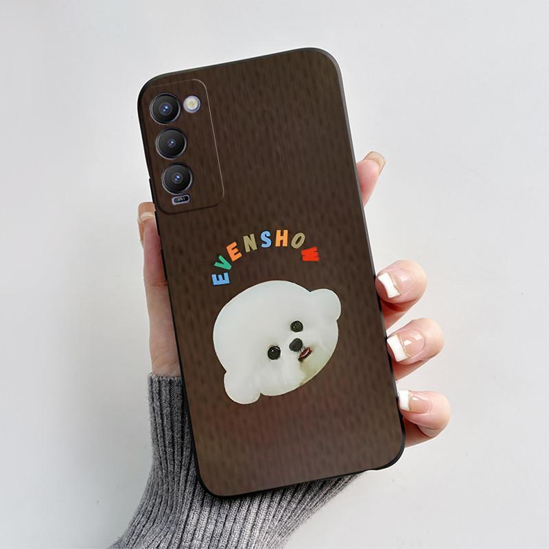 For Tecno Camon 18P Phone Case Shockproof Cover Cute Cartoon Love Heart Soft Funda For Tecno Camon 18 Premier Camon18 18i Bumper