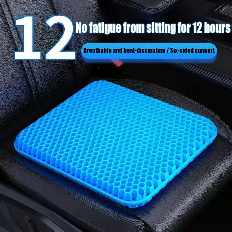1pc Gel Seat Cushion Breathable Cooling Pad For Summer Car Seat Soft Cooling Pad Office And Home Stool
