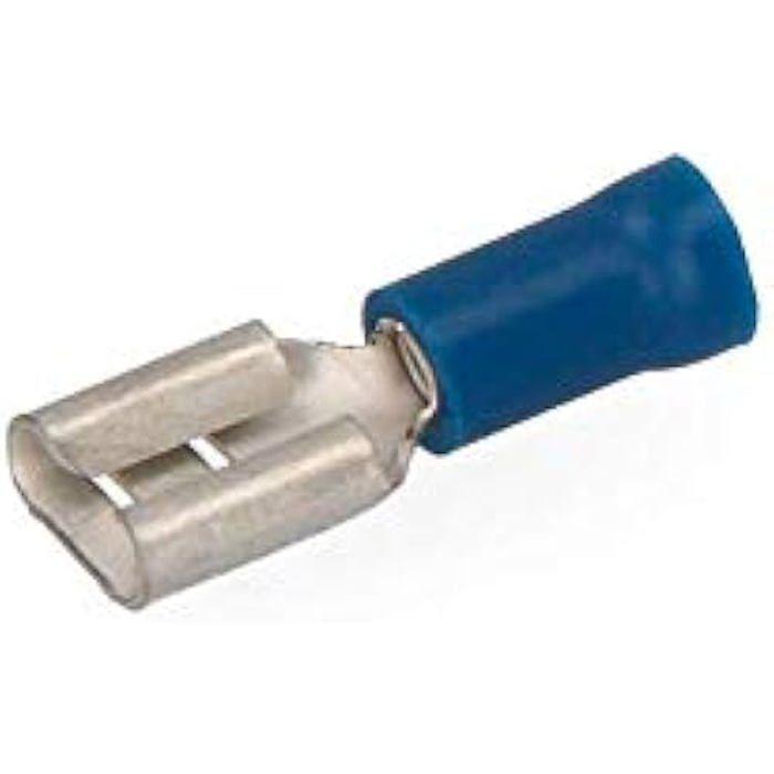 EDM Terminal FASTON PREAISLADO HEMBRA 6,3MM Bolsa 100 UDS
