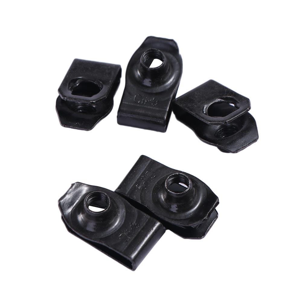 5/10 ks M6 Šrouby karoserie auta 6MM Šrouby krytu proti stříkající vodě Klipy s U-matkou do auta Kryt pod motor