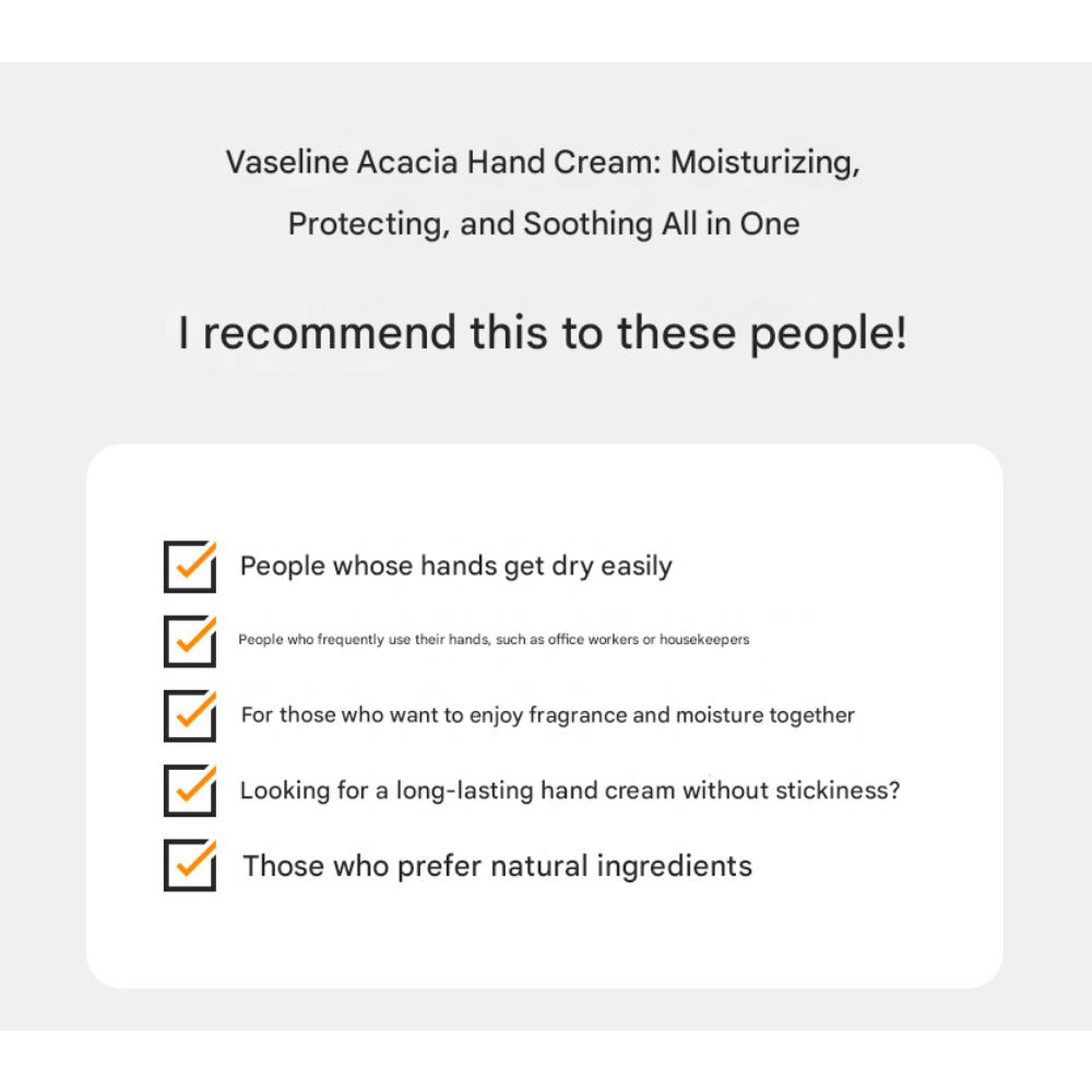 3W CLINIC Vaseline Acacia Hand Cream (150ml)