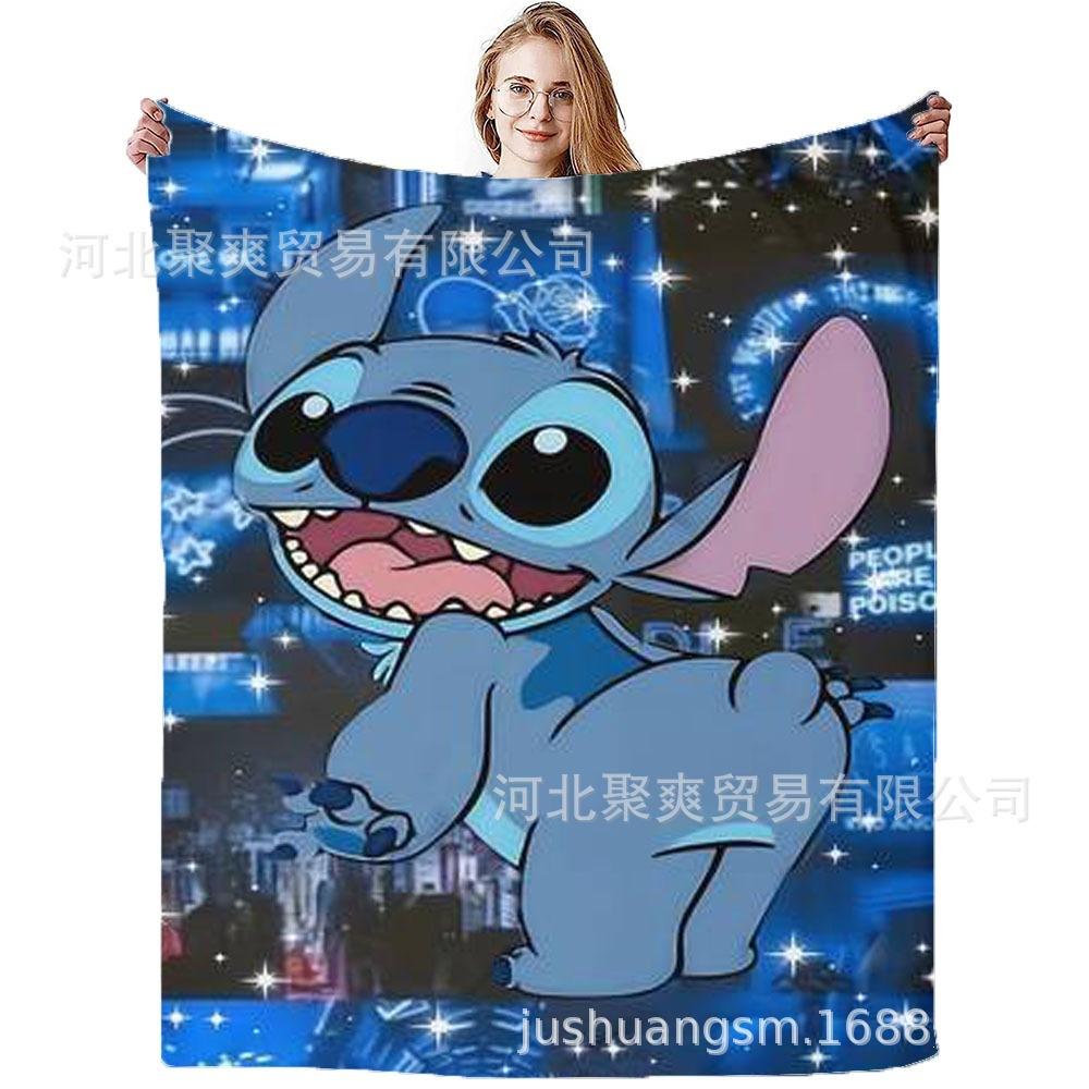 Stitch Flannel Blanket Star Baby Blanket Air Conditioning Blanket Nap Blanket Flannel Blanket Cross Border