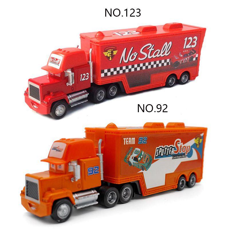 Colorful Cars Mack Lightning Mcqueen King Jackson Storm Racer Truck Toy For Kids