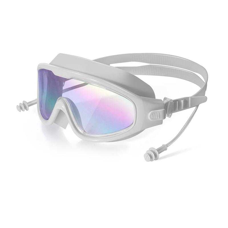Swimming goggles Large frame swimming goggles Large frame HD wide-angle anti-fog UV protection Adult swimming goggles No leakage2