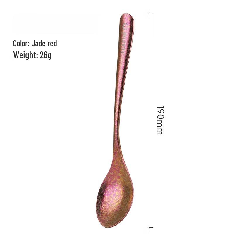 

Ruhan Titanium Crystal Ice Flower Soup Spoon Set