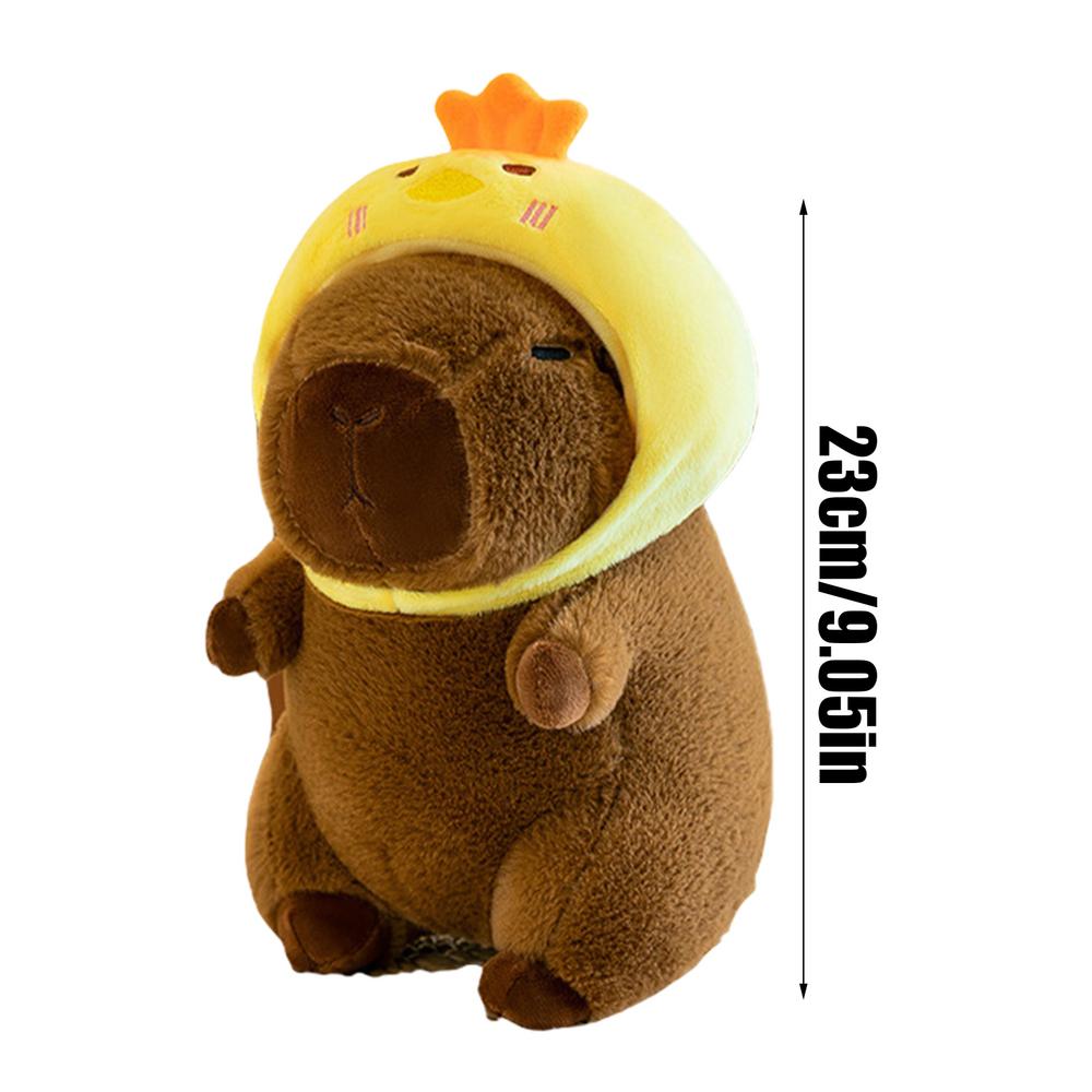 9 Inch Dress Up Capybara Plush Doll with Clothes and Accessories Cute Stuffed Capybara Dolls Plushies Capybara Figure child gift