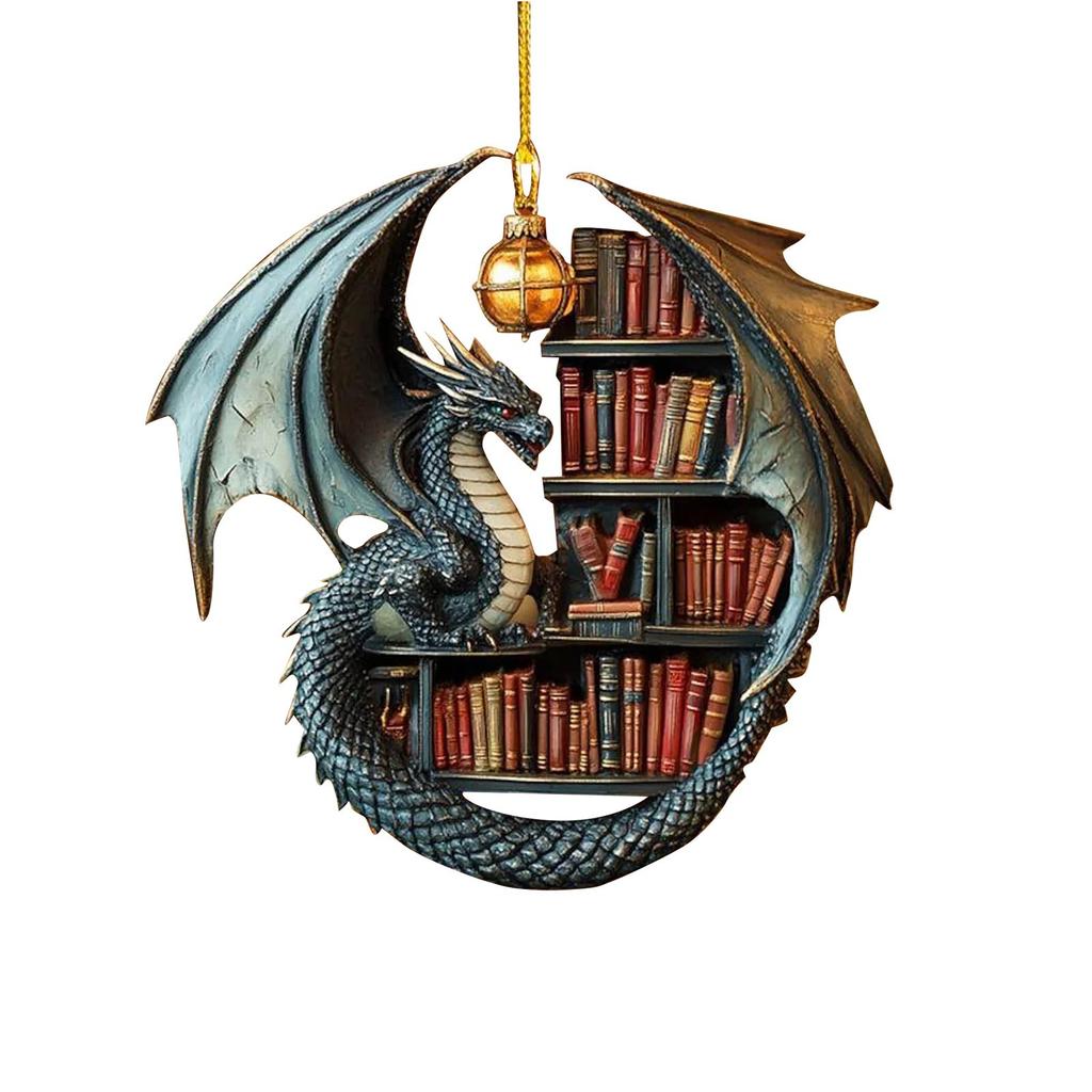 Cartoon Box Horse Pendant Popular Series Chain Christmas Tree Pendant Gift Christmas Decoration