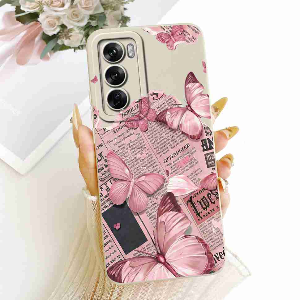 For Oppo Reno12 Pro 5G Case CPH2629 New Fashion Painted Cover Soft Phone Case For Oppo Reno 12 Reno12 Pro Back Cover Coque