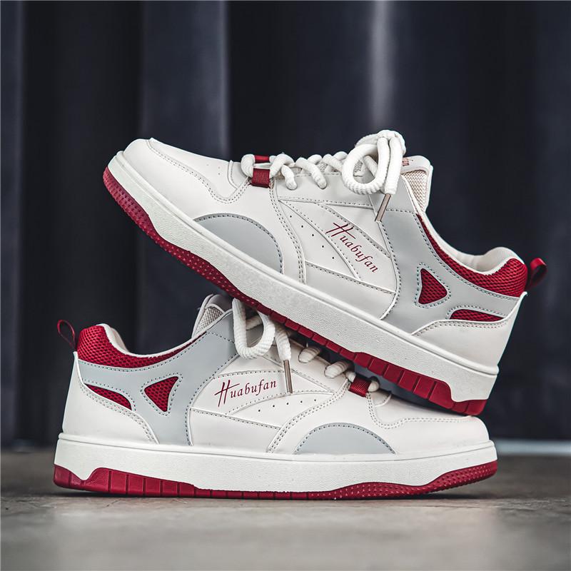 Fashion Men's Fashion Casual Sneakers Non Slip Comfortable Running Shoe Men's Flat Bottomed Breathable Vulcanized Shoe Zapatillas Hombre