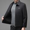 New Wool Double-sided Woolen Jacket for Men, Removable Down Lining, Casual and Versatile Woolen Woolen Jacket