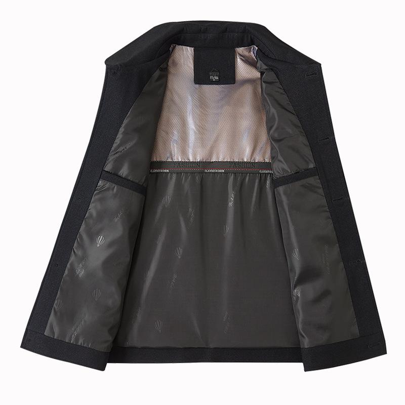 Jacket Autumn Lapel Button Jacket Men's Business Casual Jacket