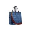 Coach Field 30 Large Capacity Water Ripple Removable Shoulder Strap Fabric Tote Bag Shopping Crossbody Shoulder Handbag Women Tote CA108-B4UDF