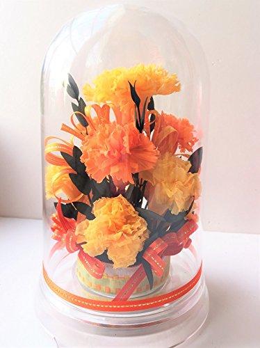 

Подарки на День матери для учреждений, Подарки для выздоровления, Стабилизированные цветы, Витаминные цвета, Желтый, Оранжевый, Гвоздики