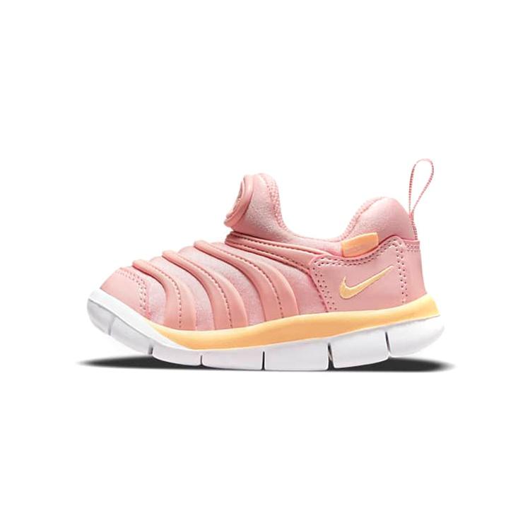 (TD) Nike Dynamo Free  Pink Glaze Melon Tint  Baby 343938-632 EU 27