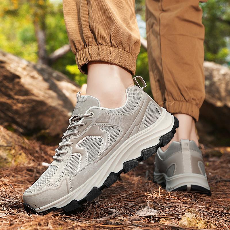 Autumn and Winter Foreign Trade Large Size 47 Outdoor Hiking Shoes New Mesh Breathable Hiking Shoes Men's Travel Shoes