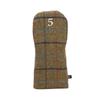 Marushin Golf Headcover, UK MOON Ochre Check, Beginner Size, 0415007000