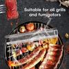 Pellet Smoker Rohr, 12 Zoll Edelstahl Holzpellets Rauchgenerator für Heiß- oder Kaltrauchfunktion Funktioniert mit BBQ Grill Smokern