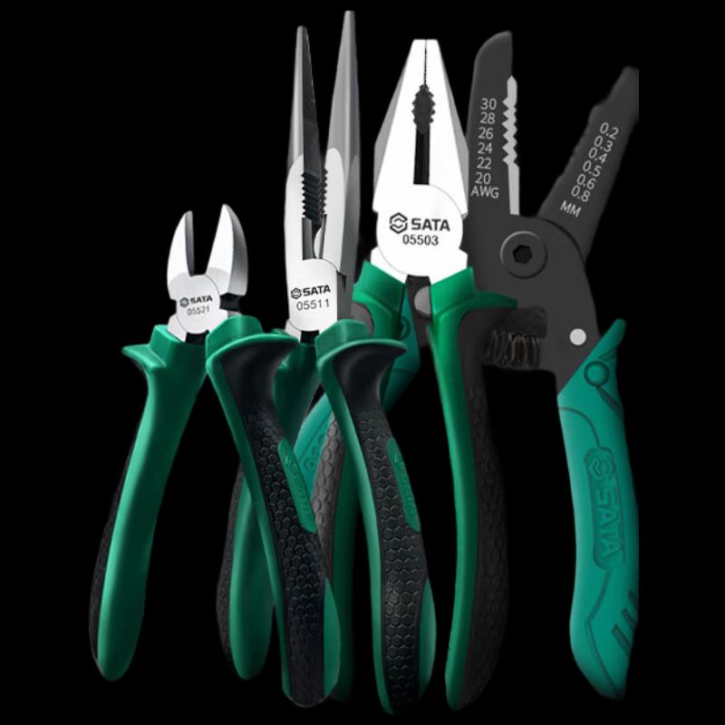 SATA 4-Piece Pliers Combination Set