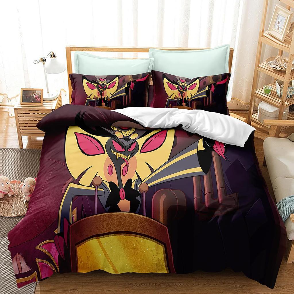 Anime Charakter Daunendecke Bettwäscheset 3-teiliges Bettbezug-Set