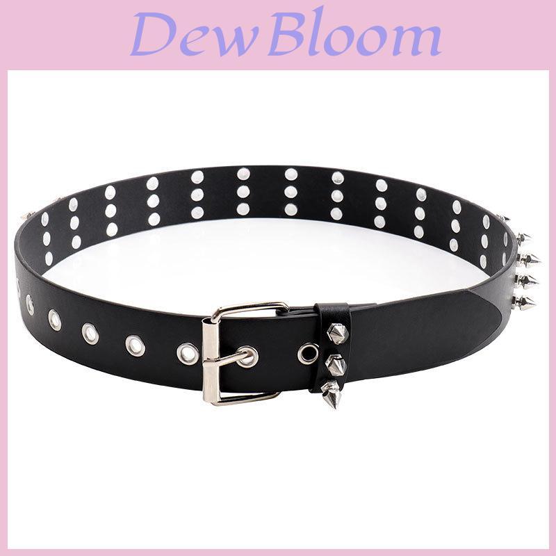 Fashion Solid Color Rivet Design Women Casual Belt For Street Style Fashion