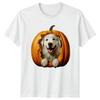 Dog Peeking Out Of Pumpkin TShirt Halloween Pumpkin Dogs Dogs Halloween Gift