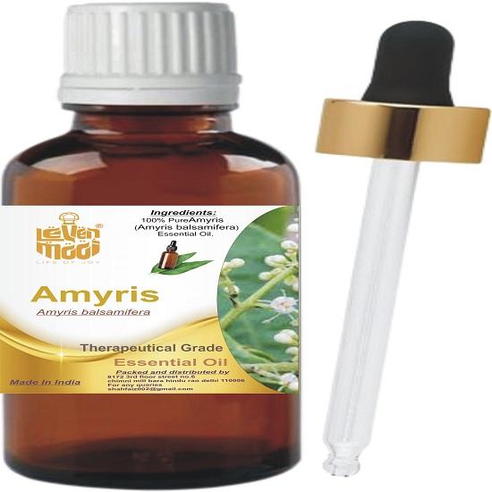 

Levenmooi Amyris (Amyris balsamifera) Pure & Natural Therapeutic Grade Essential Oil Glass 5 ml