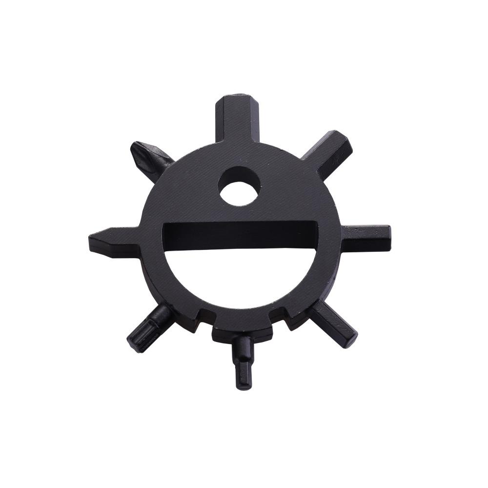 2 stycken, multifunktionell snöflingsnyckel, utomhus, julklapp, EDC litet verktygskort, mångsidig