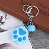 Car Accessories Cute Gifts Friend Cartoon Holder 3D Key Ring Cat Paw Keychain Handbag Decor