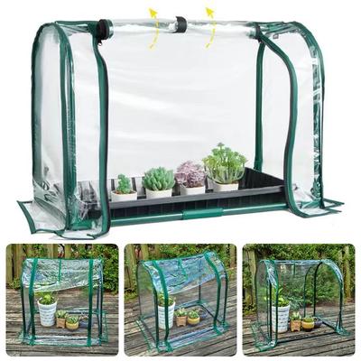 Greenhouse Plant Tent Arch Cover PVC Film Flower Shed Outer Cover Balcony Insulation Simple Flower Room Rain Cover Waterproof