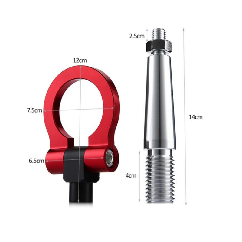 Kit de cârlig pentru inel de remorcare pentru mașină din Japonia din aluminiu din aluminiu CNC de curse față/spate pentru Mitsubishi Lancer EVO ține o remorcă de curse auto