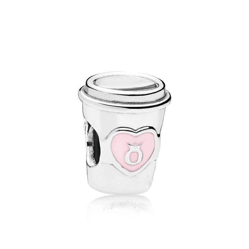 New Europe Beer Coffee Juice Cocktail Charm Bead Fit Original Bracelet Diy Women Jewelry Giftcopper Making Accessories