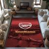 Arsenal Customize Text Floor Mat Suitable for Kitchen Foyer Dining Room Decorate room Anti-slip Rug Decorate Offices Perfect Gift for Friends & Family