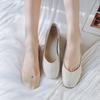 Women's Summer Ice Silk Low-Cut Socks - Non-Slip Heel, Cotton Sole, Invisible & Thin
