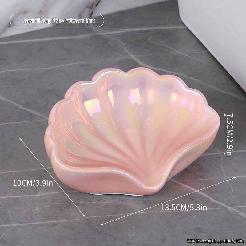 Luminous Shell Night Light & Jewelry Tray: Bedside Lamp and Ornament