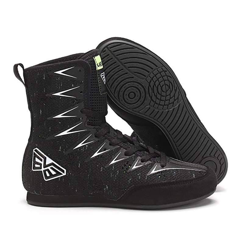 Brand V63 High Tube Boxing Shoes for Children Trainers Sneakers Cow Muscle Fighting Shoe Breathable Wrestling Shoes