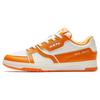 Comfortable Cushioning, Wear Resistant Low Top Skateboard Shoes Men's White Orange 912348026-3