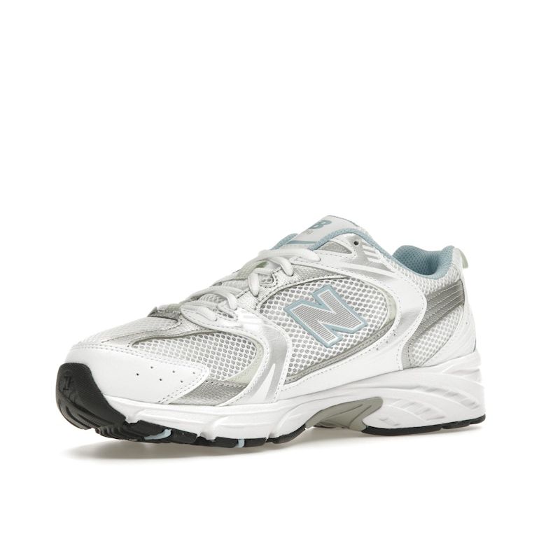 New Balance 530 White Chrome Blue Unisex Sneakers Silver-Metallic MR530SGB
