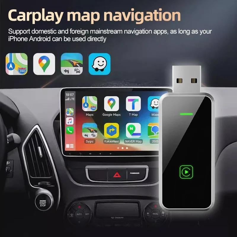2025  Hot Carplay Wireless Adapter Android Auto 2in 1 Smart Dongle 2025 5G WIFI For iphone Android Phone For BMW X7 G07